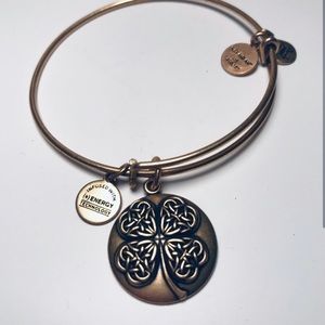 Alex and Ani Four Leaf Clover Bangle